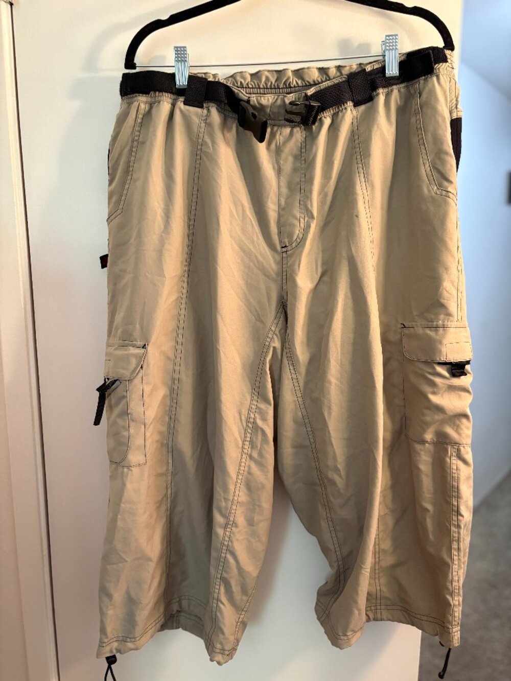 Hoss Technical Gear Padded Cycling Shorts Trail Mountain Bike Men's XL Beige